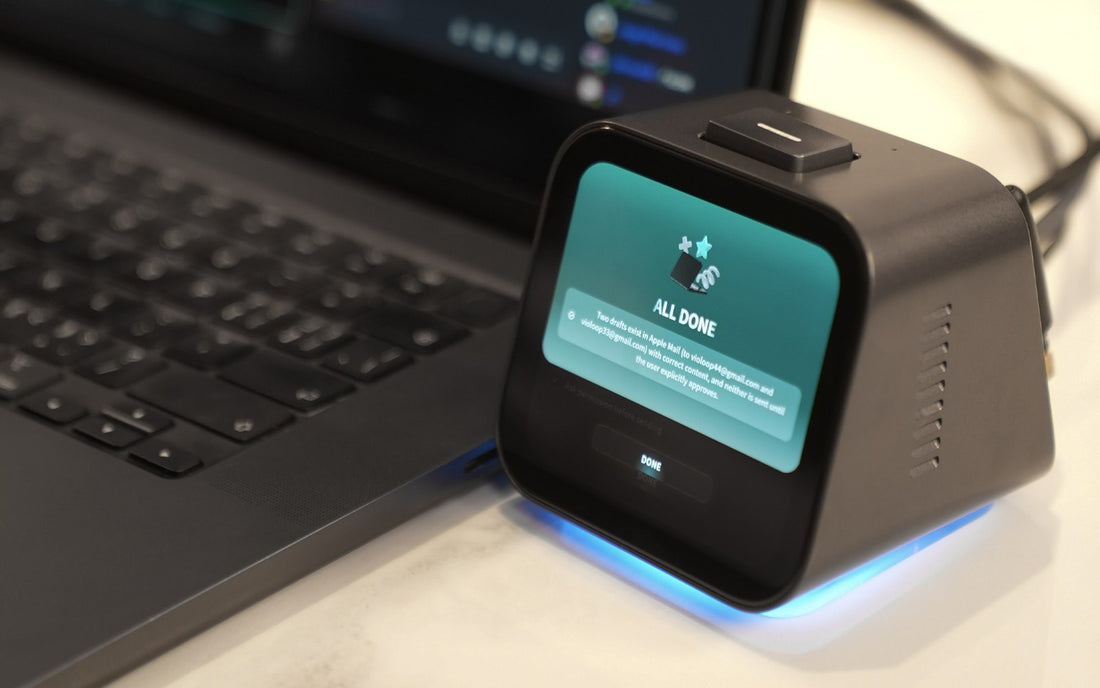 Violoop device processing on-device, screen data stays local